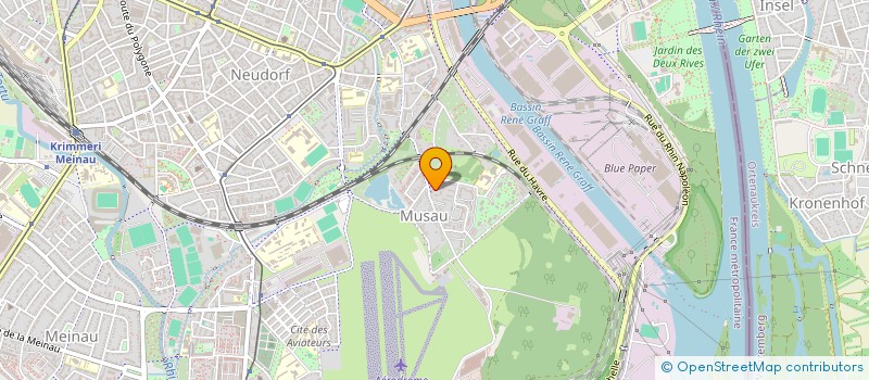 localisation de l'entreprise ASSOCIATION DU TERRAIN D AVIATION DU POLYGONE  STRASBOURG