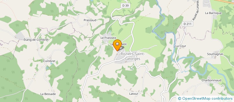 localisation de l'entreprise ASSOCIATION DU THEATRE DU CRAPITOCHE à ROZIERS-SAINT-GEORGES