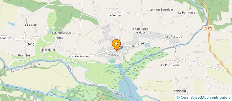 localisation de l'entreprise ASSOCIATION DU THEATRE EQUESTRE DE BRETAGNE  LA GACILLY