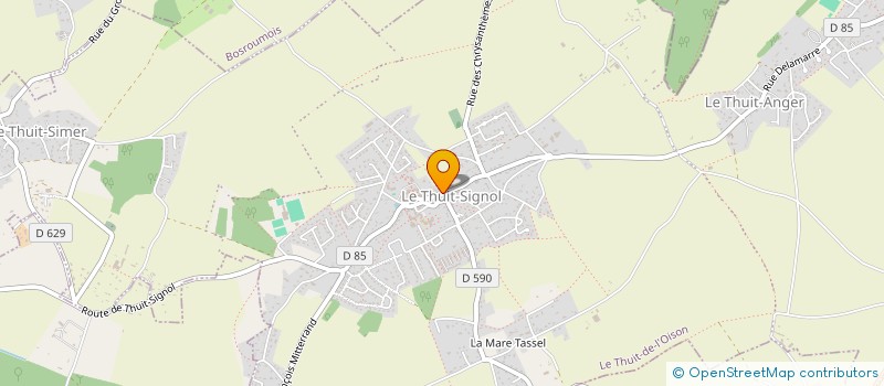 localisation de l'entreprise ASSOCIATION DU THUIT DE L'OISON POUR SON PATRIMOINE  LE THUIT DE L'OISON