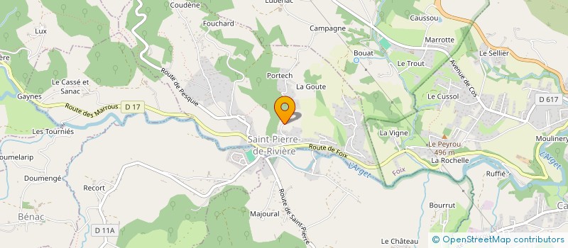 localisation de l'entreprise ASSOCIATION DU TOUR DES PERICS à SAINT-PIERRE-DE-RIVIERE