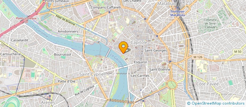 localisation de l'entreprise ASSOCIATION DU TROISIEME AGE DU QUARTIER DE LA DAURADE à TOULOUSE
