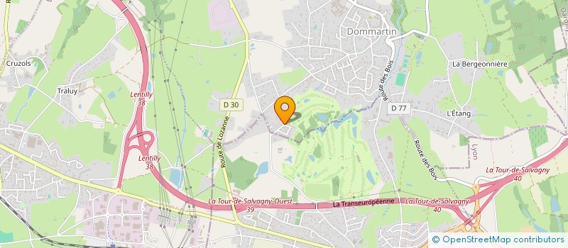 localisation de l'entreprise ASSOCIATION DU TROPHEE DE PENTECOTE  DOMMARTIN