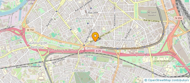 localisation de l'entreprise ASSOCIATION DU TUTORAT LILLOIS POUR L'ACCES EN ETUDES DE SANTE à LILLE