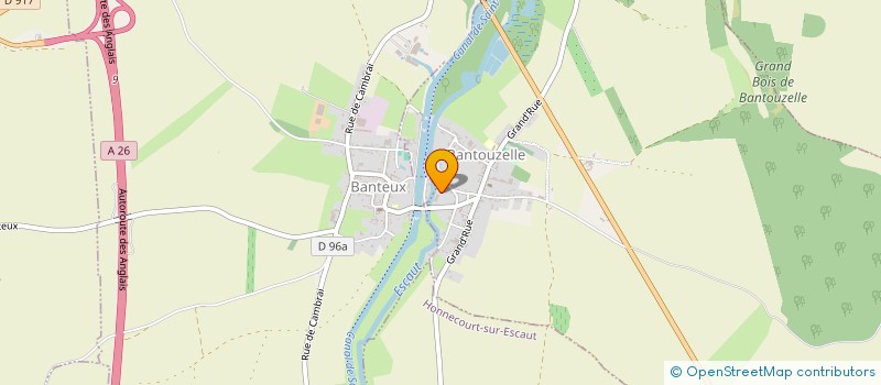localisation de l'entreprise ASSOCIATION DU VIGNOBLE DU HAUT ESCAUT à BANTOUZELLE