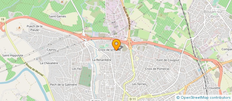 localisation de l'entreprise ASSOCIATION DU VILLAGE LA 3EME MI-TEMPS  NISSAN-LEZ-ENSERUNE