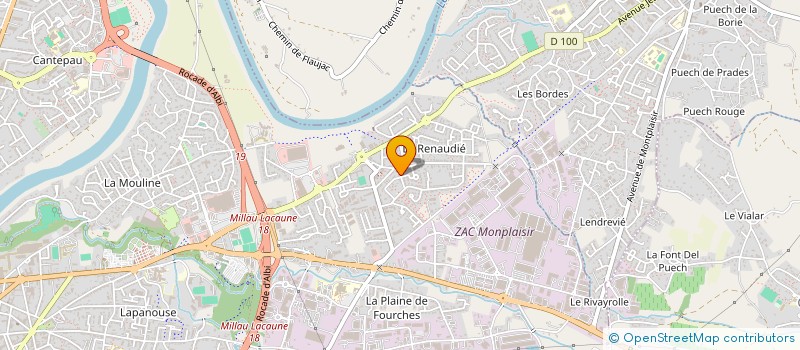 localisation de l'entreprise ASSOCIATION DU XV ALBIGEOIS à ALBI