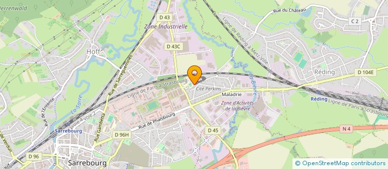 localisation de l'entreprise ASSOCIATION DUCHENE à SARREBOURG