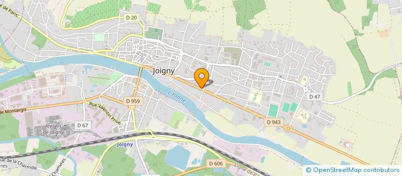 localisation de l'entreprise ASSOCIATION DUCHESSE PRODUCTIONS à JOIGNY