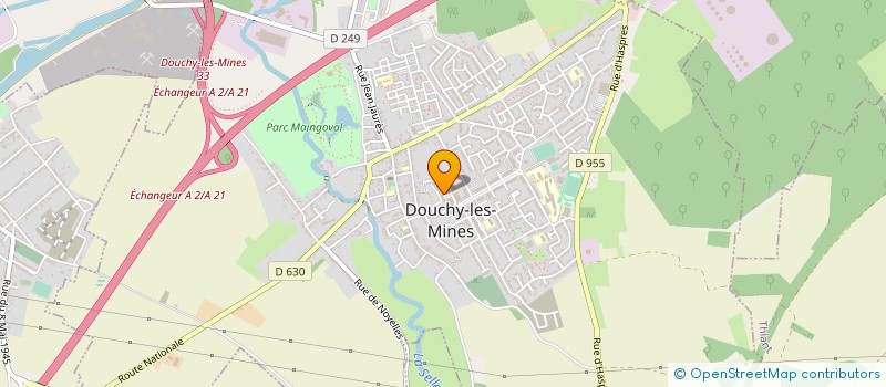 localisation de l'entreprise ASSOCIATION DULCIACUS à DOUCHY-LES-MINES