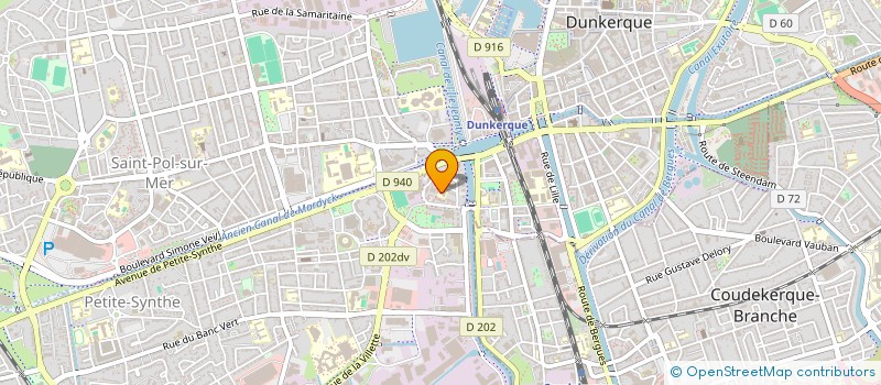 localisation de l'entreprise ASSOCIATION DUNKERQUE FOOTBALL DIVERSIFIE (ADFD) à DUNKERQUE