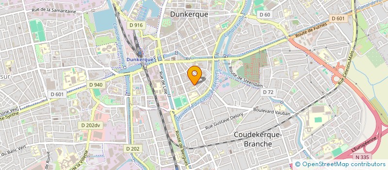 localisation de l'entreprise ASSOCIATION DUNKERQUOISE DES ANCIENS DE LA REPARATION NAVALE à DUNKERQUE