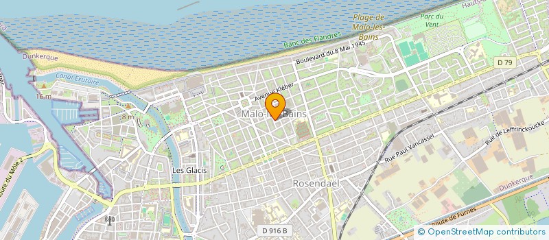 localisation de l'entreprise ASSOCIATION DUNKERQUOISE RETRAITE ACTIVE à DUNKERQUE
