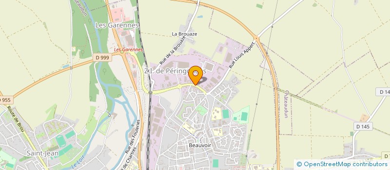 localisation de l'entreprise ASSOCIATION DUNOISE DE SPORT ADAPTE à CHATEAUDUN