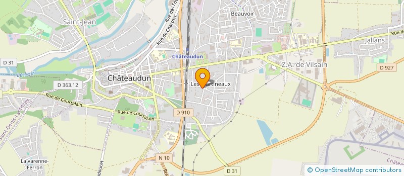 localisation de l'entreprise ASSOCIATION DUNOISE POUR LA VALORISATION DU PATRIMOINE à CHATEAUDUN