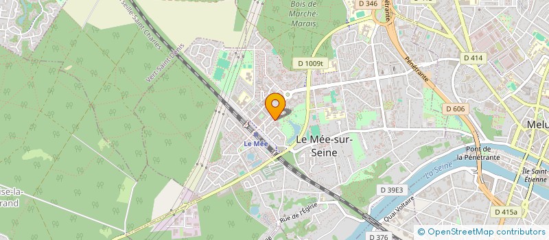 localisation de l'entreprise ASSOCIATION DURANDAL  LE MEE-SUR-SEINE