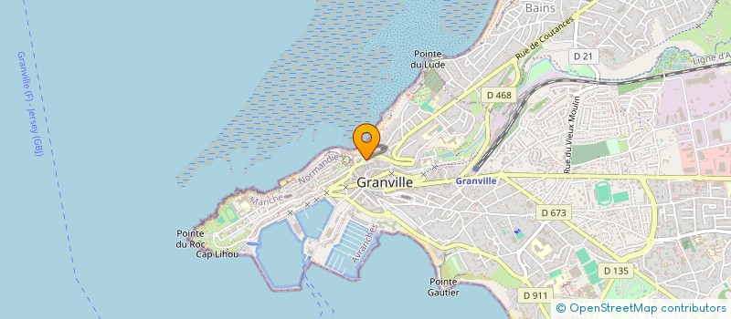 localisation de l'entreprise ASSOCIATION DUVAL J.H & BLIER CHRISTOPHE  GRANVILLE