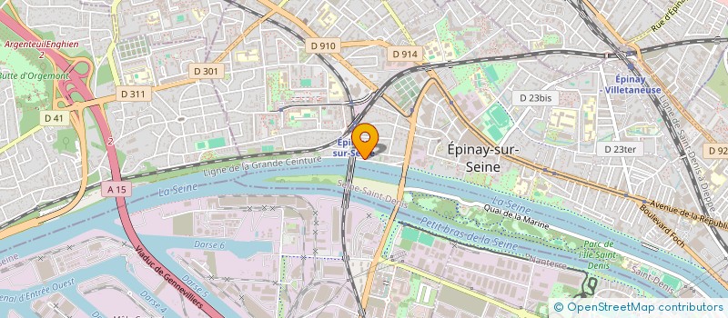 localisation de l'entreprise ASSOCIATION DVAR TORAH à EPINAY-SUR-SEINE