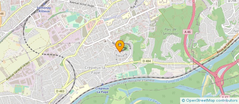 localisation de l'entreprise ASSOCIATION DYNAMIQUE POUR LES JEUNES ET LE DEVELOPPEMENT à RILLIEUX-LA-PAPE