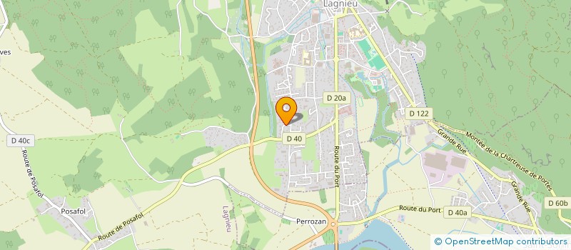 localisation de l'entreprise ASSOCIATION DYSLESIA PRODUCTIONS  LAGNIEU