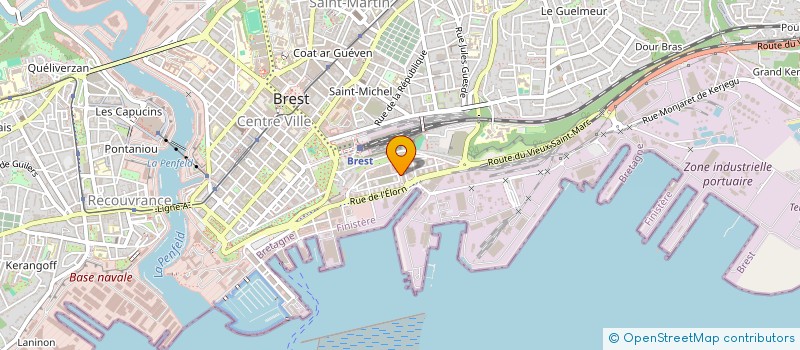 localisation de l'entreprise ASSOCIATION E C D E à BREST