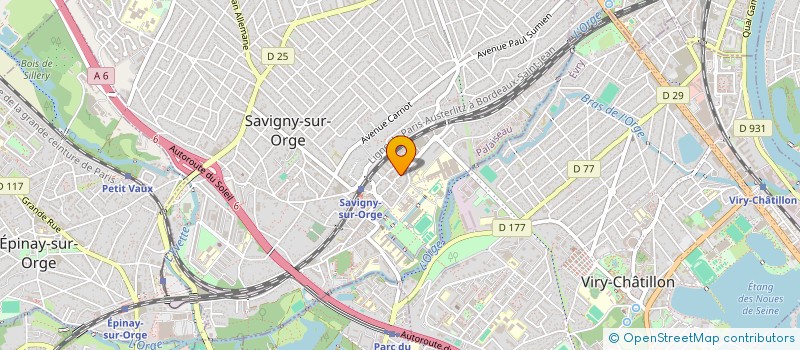 localisation de l'entreprise ASSOCIATION E.K ASSO à SAVIGNY-SUR-ORGE