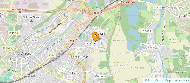 localisation de l'entreprise ASSOCIATION E.L.I.T.E.S à DREUX