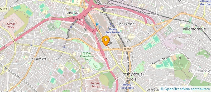 localisation de l'entreprise ASSOCIATION E-SPORT NBA2KCONTEST (NBA2KCONTEST) à ROSNY-SOUS-BOIS