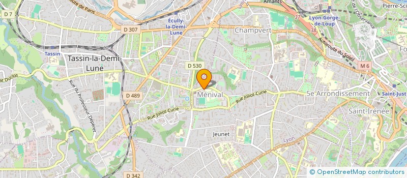 localisation de l'entreprise ASSOCIATION EA EO à LYON