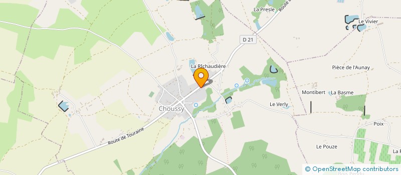 localisation de l'entreprise ASSOCIATION EA (SEMONS DES POSSIBLES)  CHOUSSY