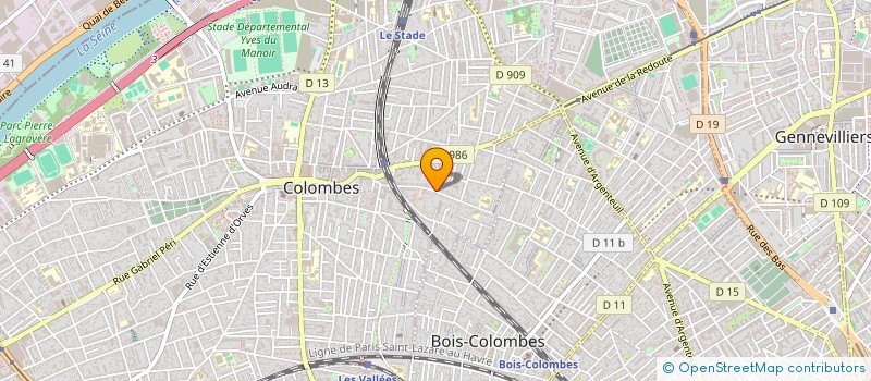 localisation de l'entreprise ASSOCIATION EARLY BUILDERS  COLOMBES