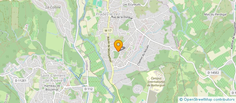 localisation de l'entreprise ASSOCIATION EAU POUR LA VIE à PRADES-LE-LEZ