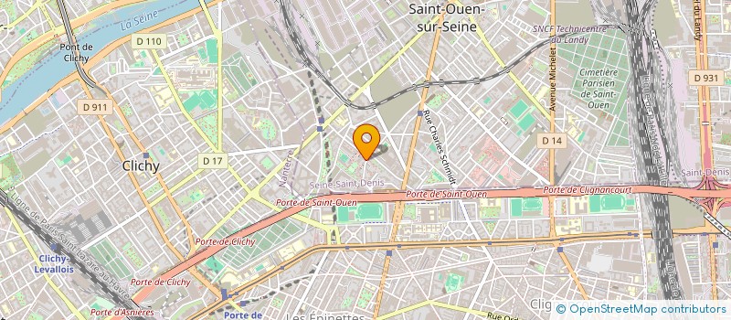 localisation de l'entreprise ASSOCIATION EAU POUR TOUS à SAINT-OUEN-SUR-SEINE