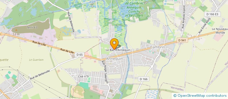 localisation de l'entreprise ASSOCIATION EAYZ SPORTS  CUINCHY