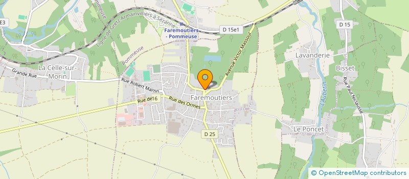 localisation de l'entreprise ASSOCIATION EBORIAC  FAREMOUTIERS