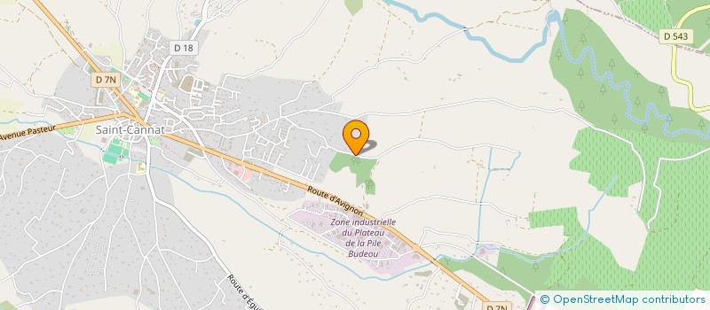 localisation de l'entreprise ASSOCIATION ECHANGES  SAINT-CANNAT