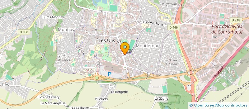 localisation de l'entreprise ASSOCIATION ECHANGES ET SOLIDARITE INTERNATIONALE  LES ULIS