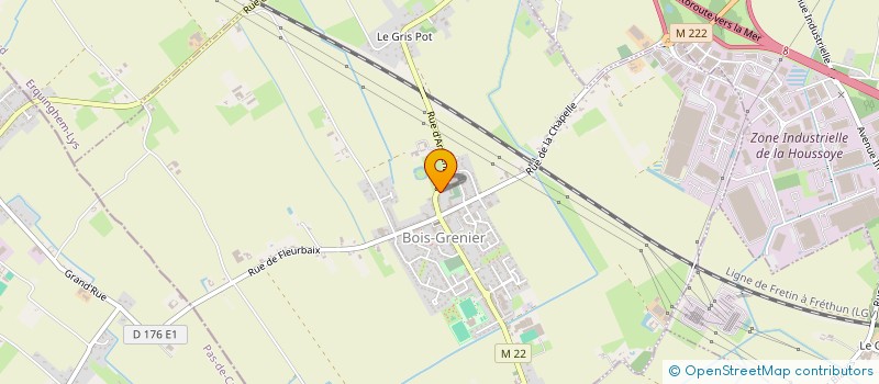 localisation de l'entreprise ASSOCIATION ECHANJE  BOIS-GRENIER