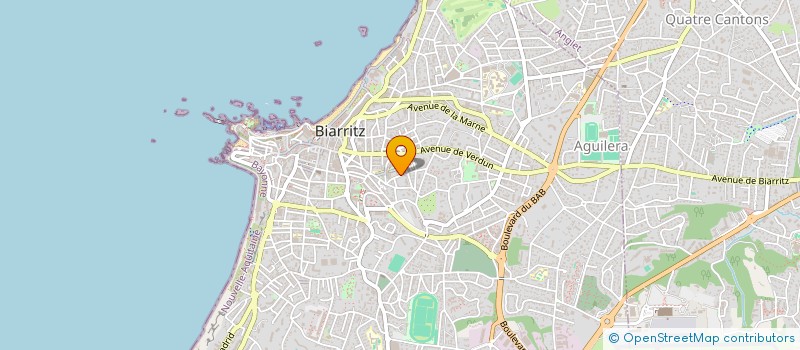 localisation de l'entreprise ASSOCIATION ECHIQUIER COTE BASQUE à BIARRITZ
