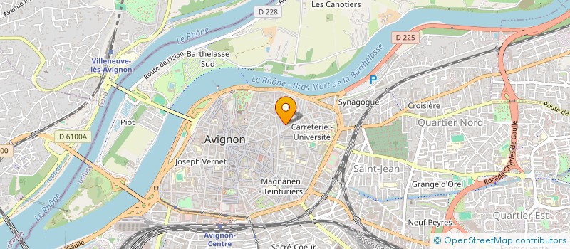 localisation de l'entreprise ASSOCIATION ECHIQUIER DES PAPES  AVIGNON