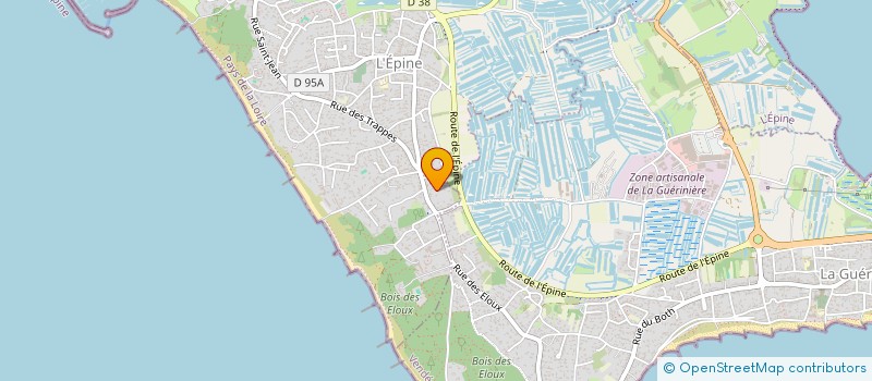 localisation de l'entreprise ASSOCIATION ECHOS IMMEDIATS à L'EPINE