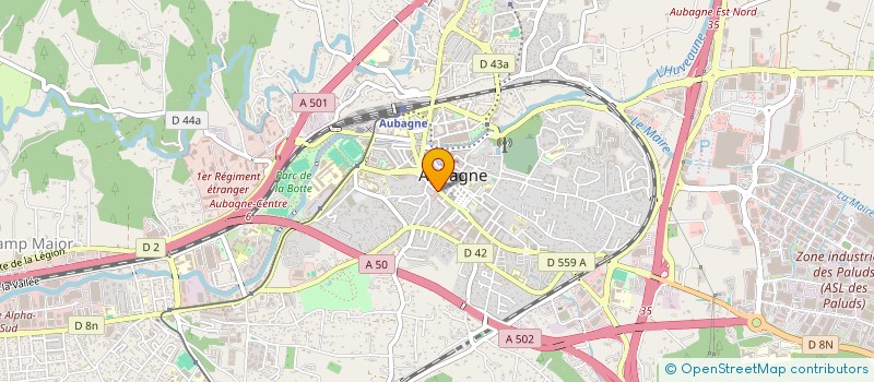 localisation de l'entreprise ASSOCIATION ECLAIR MEDIA COM à AUBAGNE