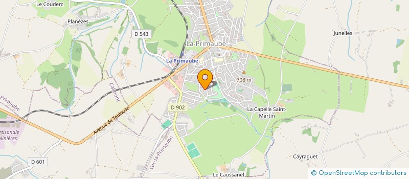 localisation de l'entreprise ASSOCIATION ECLATS DE RIRE  LUC-LA-PRIMAUBE