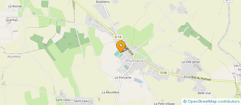 localisation de l'entreprise ASSOCIATION ECLATS DE RIRE DE BRETAGNE à COETLOGON
