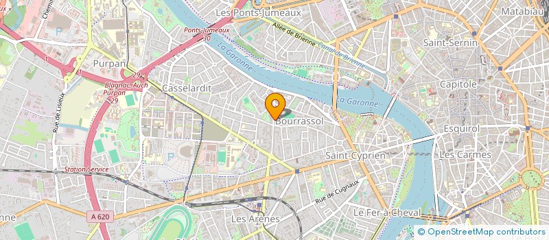 localisation de l'entreprise ASSOCIATION ECLIPSES  TOULOUSE