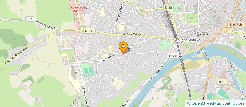 localisation de l'entreprise ASSOCIATION ECO PATROUILLEURS à NEVERS