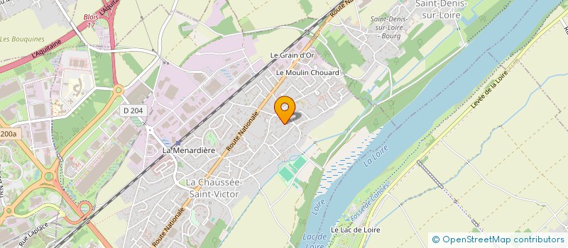 localisation de l'entreprise ASSOCIATION ECOCENTRE à LA CHAUSSEE-SAINT-VICTOR