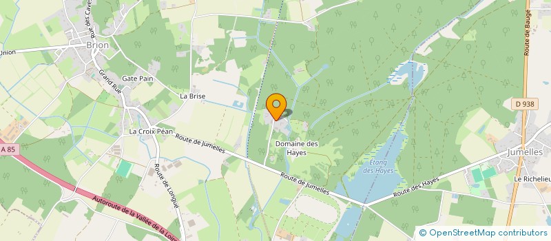 localisation de l'entreprise ASSOCIATION ECOESPACESVERTS  BRISSAC LOIRE AUBANCE