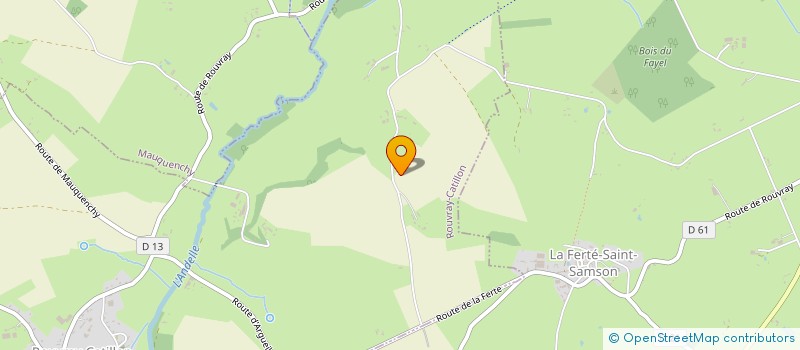 localisation de l'entreprise ASSOCIATION ECOLE A LA CAMPAGNE  ROUVRAY-CATILLON