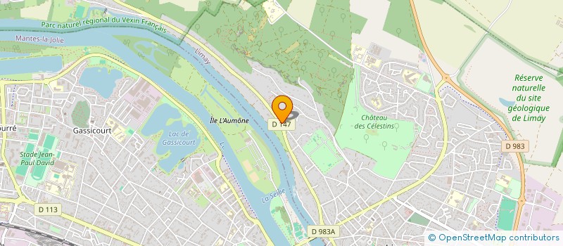 localisation de l'entreprise ASSOCIATION ECOLE DE COMBAT 78  LIMAY